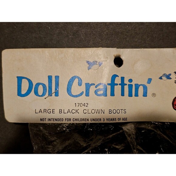 Mangelsen's Doll Craftin' Lot: Hobo Clown Head, 2 Pairs White Hands, Black Boots - Picture 11 of 14